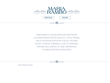 Tablet Screenshot of mariarambo.com